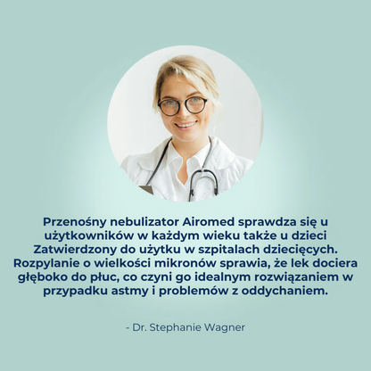 Przenośny nebulizator | Airomed™