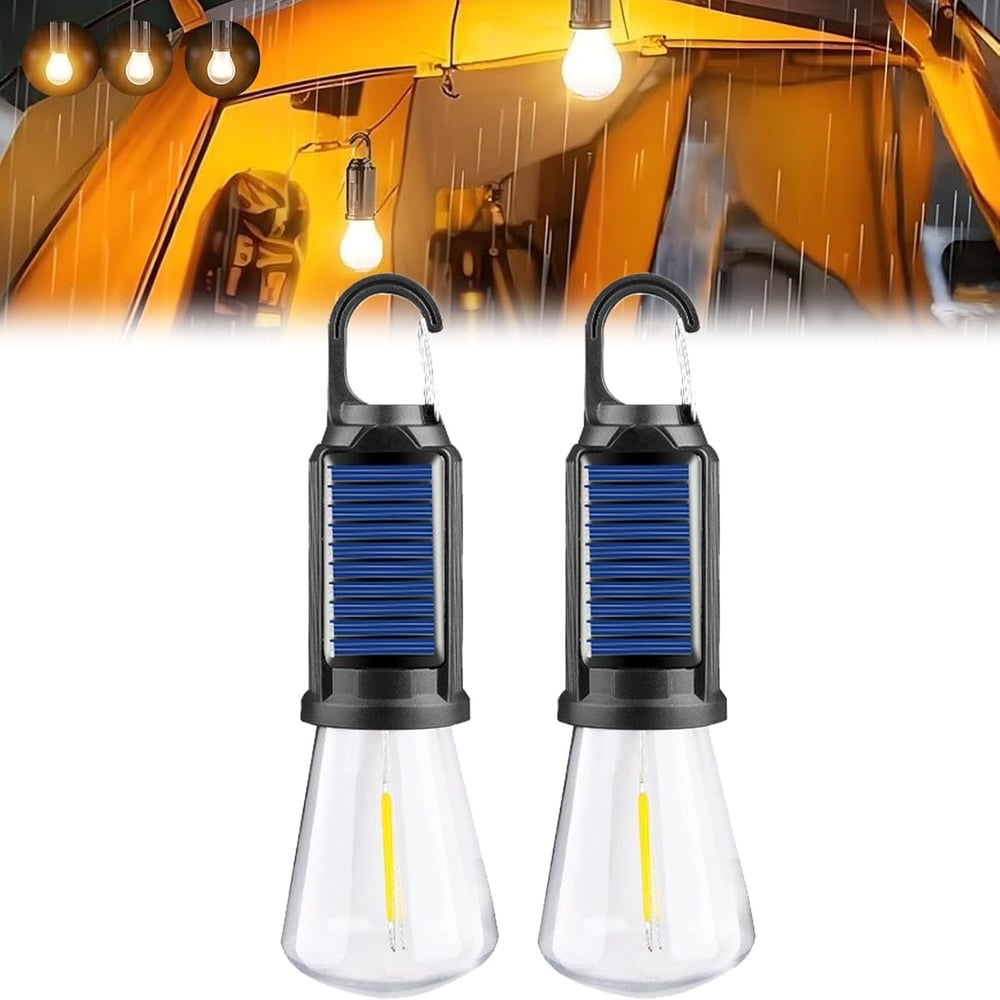 2025 Solar lampa zewnętrzna z haczykiem