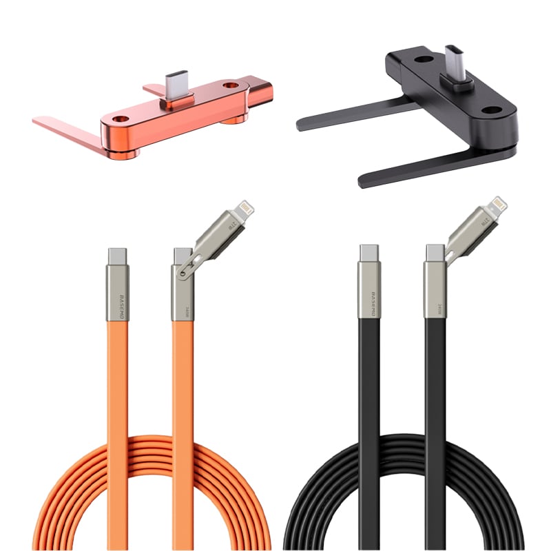 Kabel USB-C 240 W z obrotową podstawką 360°