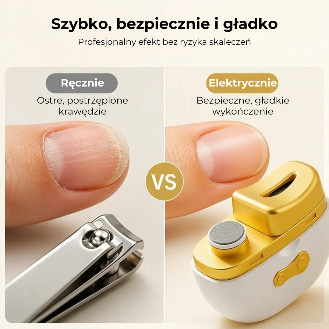 Elektryczne obcinaczki do paznokci i pilniki do paznokci