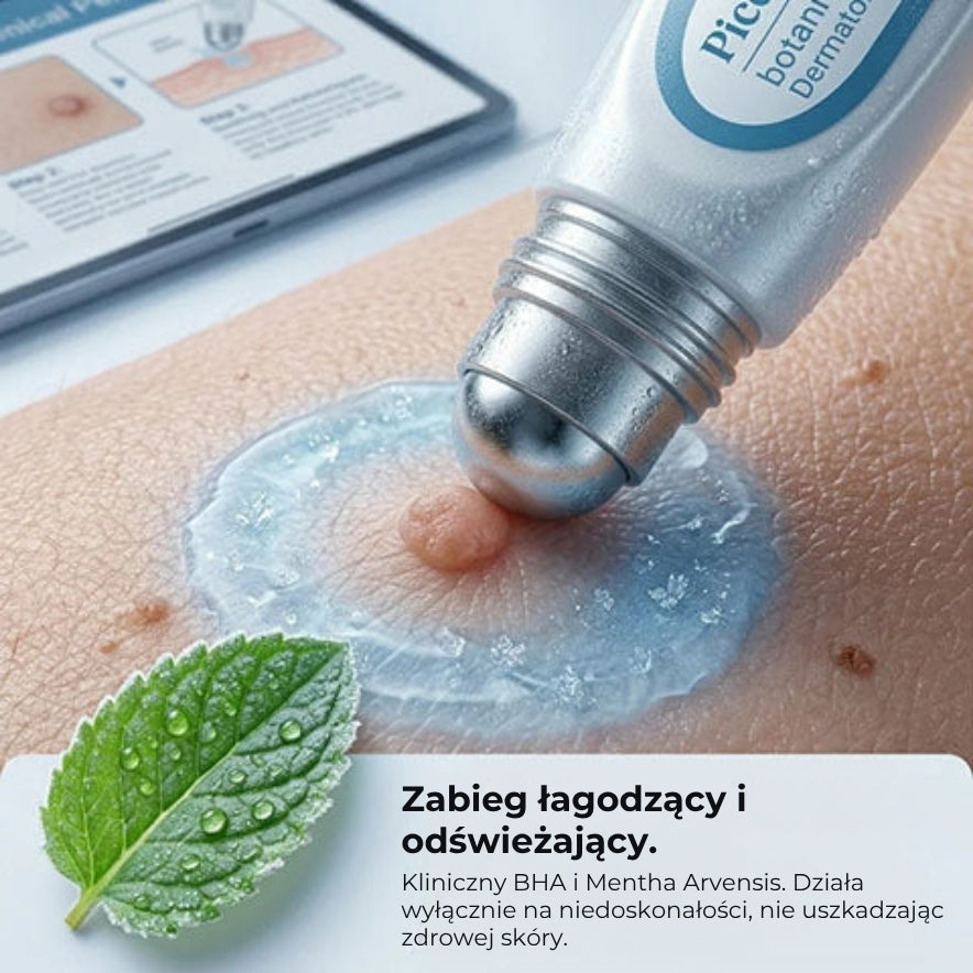 Zaawansowany wałek do usuwania brodawek skórnych i zwykłych