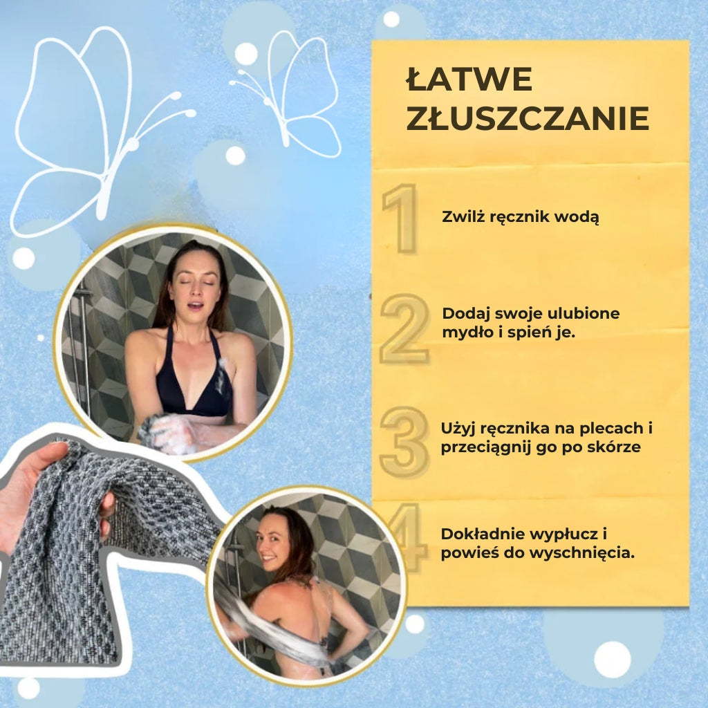 Peelingujący ściereczka antybakteryjna
