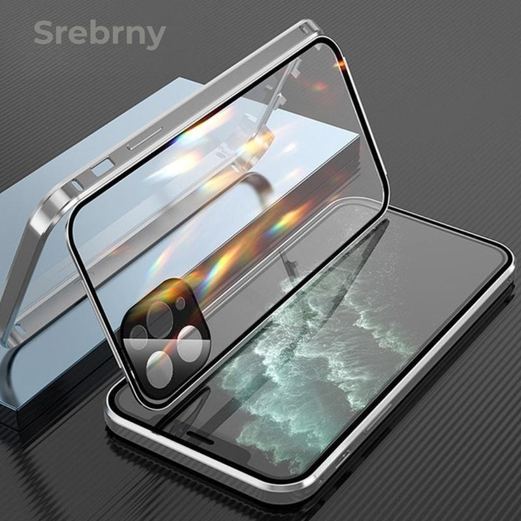 Dwustronne etui z klamrą do iPhone’a