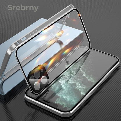 Dwustronne etui z klamrą do iPhone’a