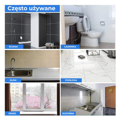 🔥 Narzędzie 3 w 1 do silikonu i fug, zestaw uniwersalny
