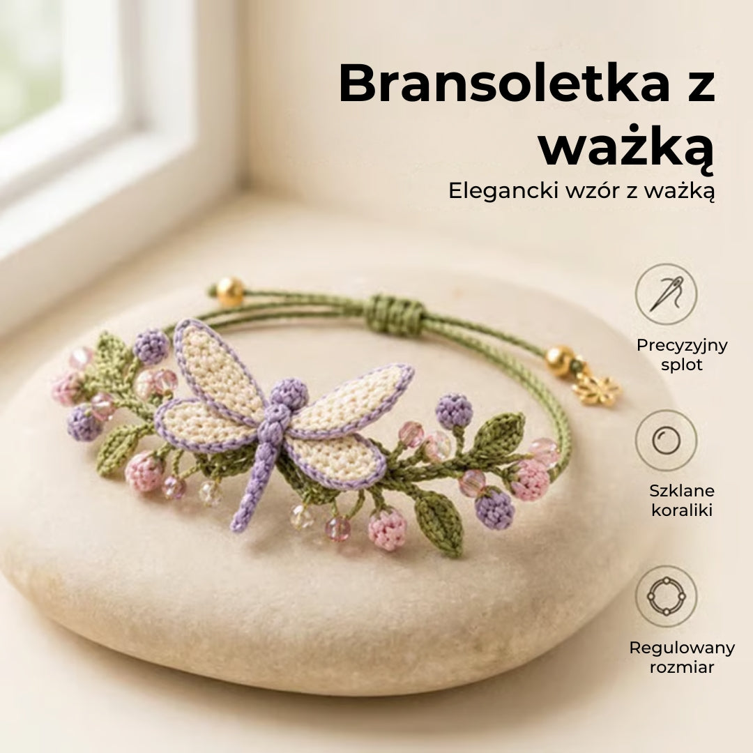 Zestaw do szydełkowania bransoletki „zrób to sam”