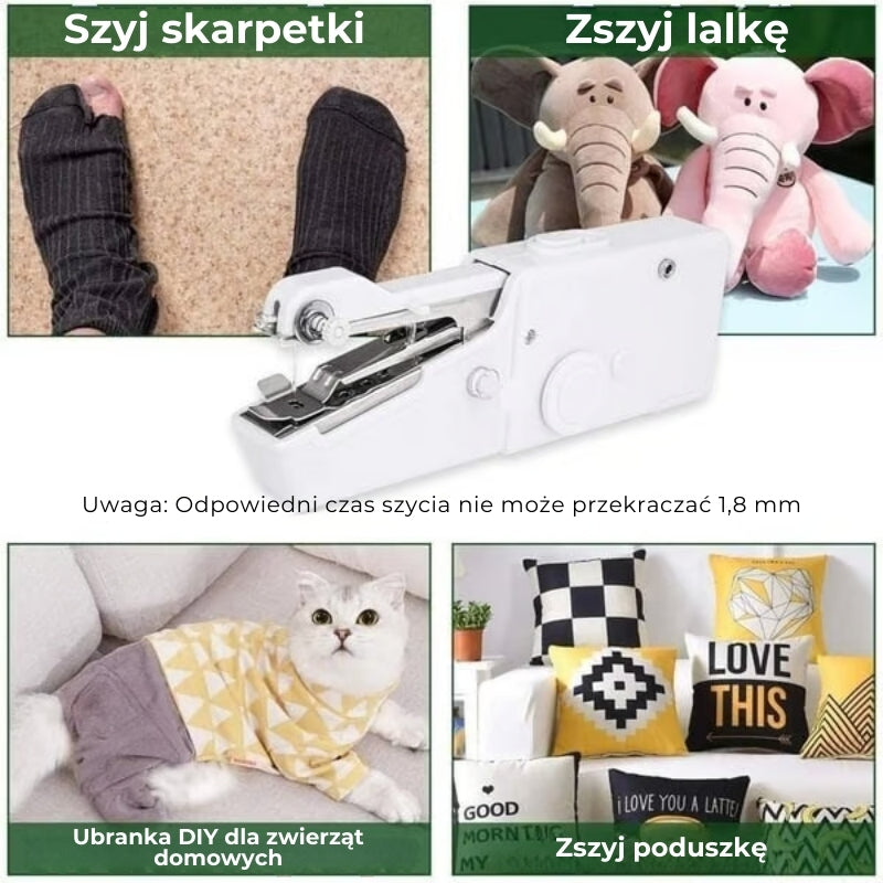 Przenośna kompaktowa maszyna do szycia – wygodna i łatwa w obsłudze