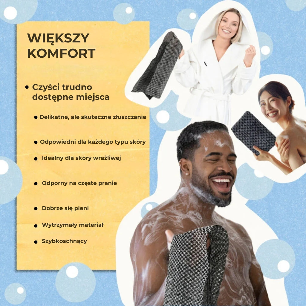 Peelingujący ściereczka antybakteryjna