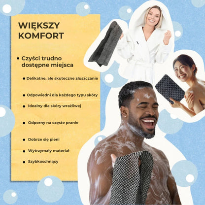 Peelingujący ściereczka antybakteryjna