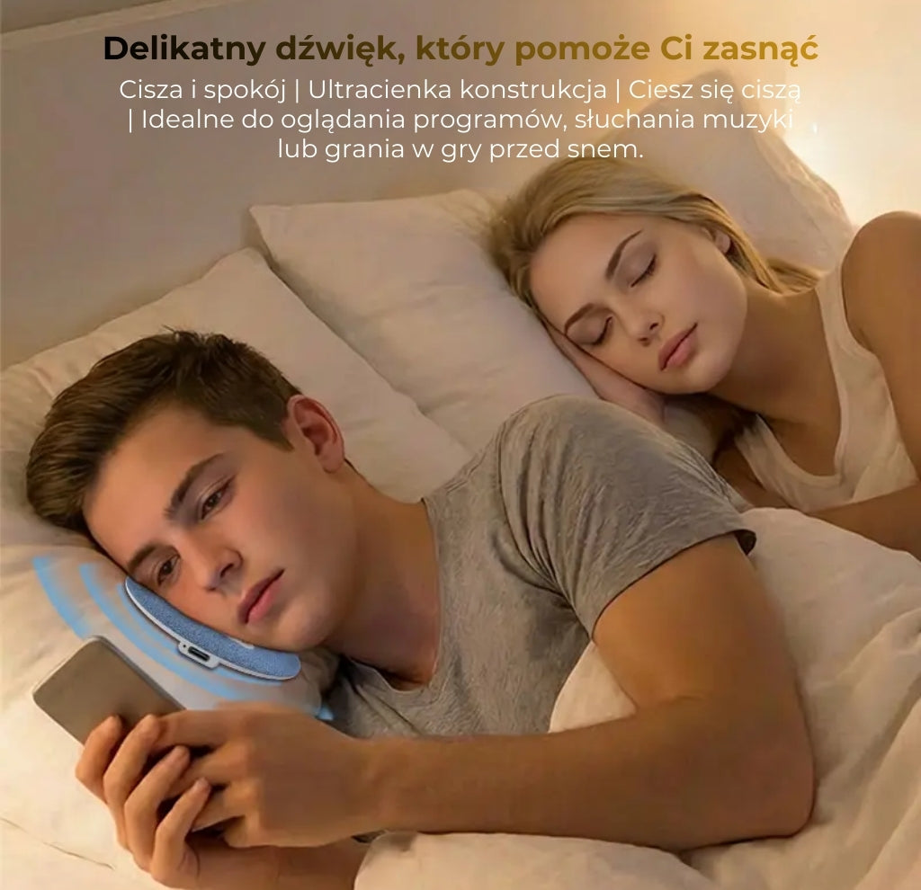 Ultracienki głośnik poduszkowy Bluetooth do snu