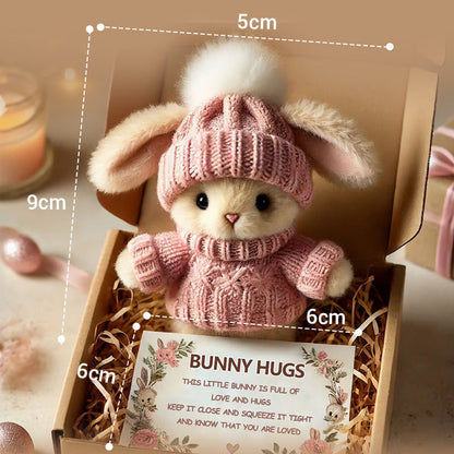 🐇 Ręcznie robione miniaturowe pluszowe króliczki wielkanocne