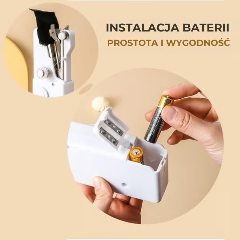 Przenośna kompaktowa maszyna do szycia – wygodna i łatwa w obsłudze