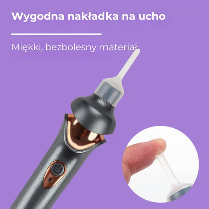 Bezbolesny odsysacz woskowiny z uszu