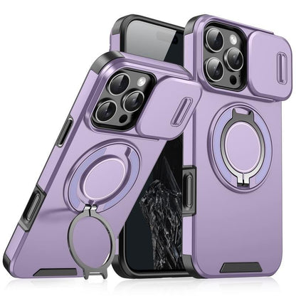 Etui z osłoną aparatu i pierścieniem (dla iPhone)
