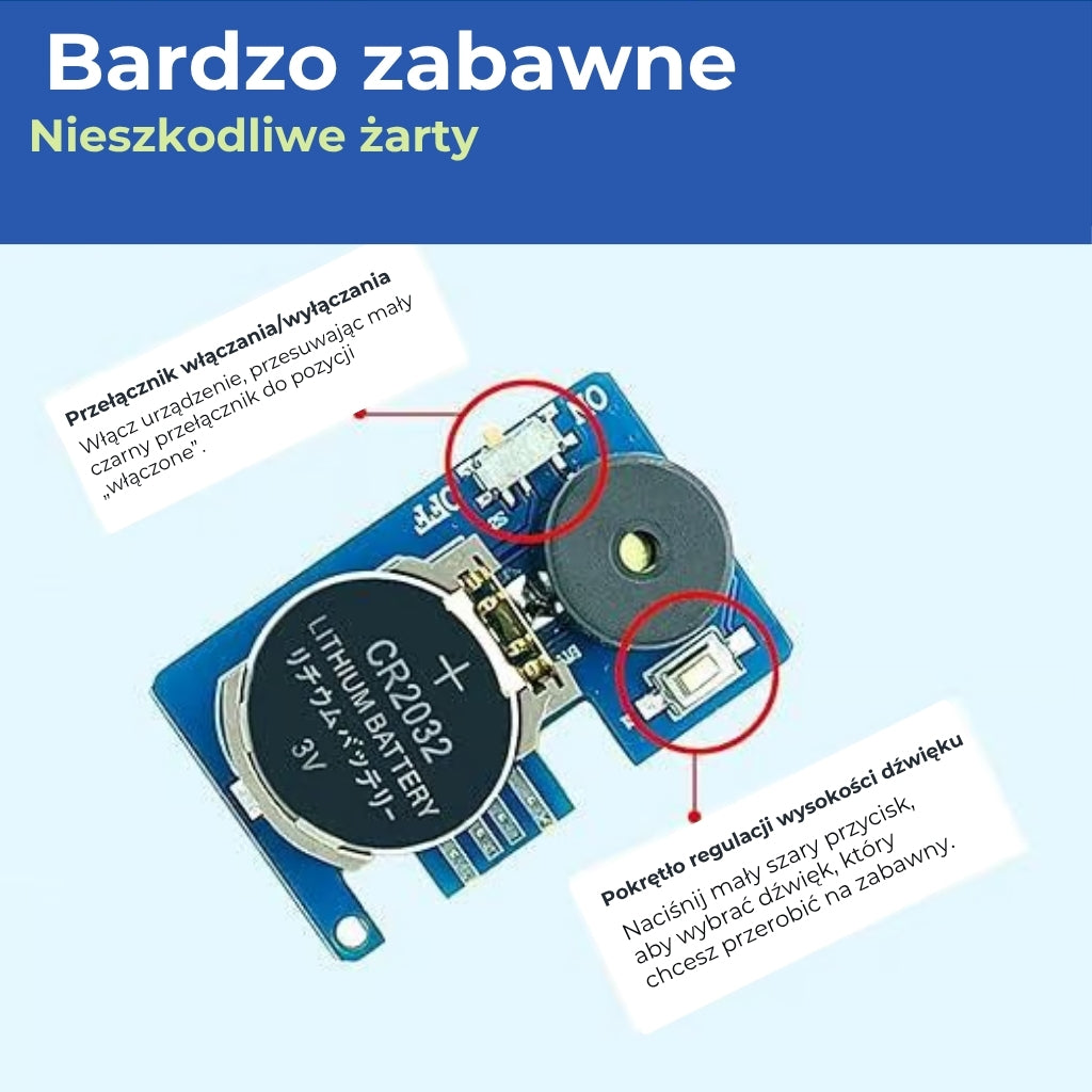 Niewidzialny świerszcz: gadżet do żartów dźwiękowych
