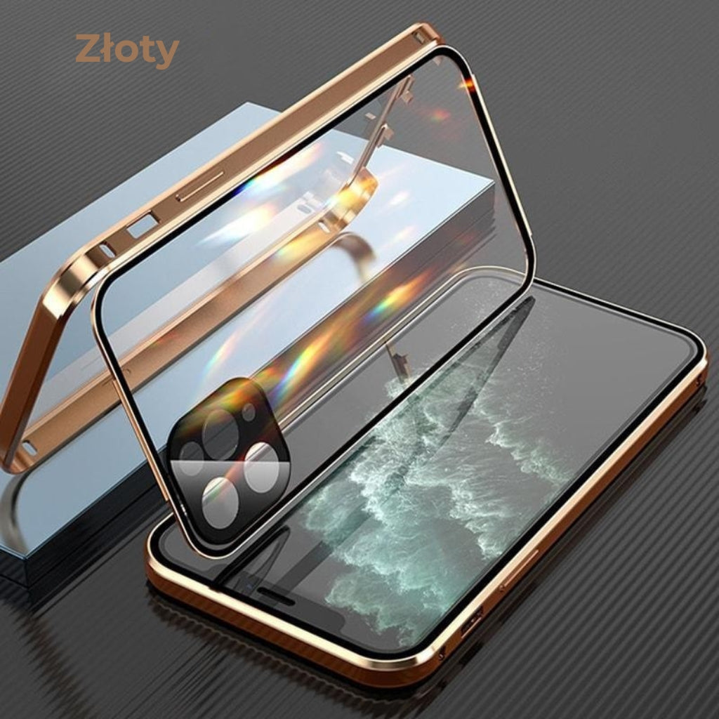 Dwustronne etui z klamrą do iPhone’a