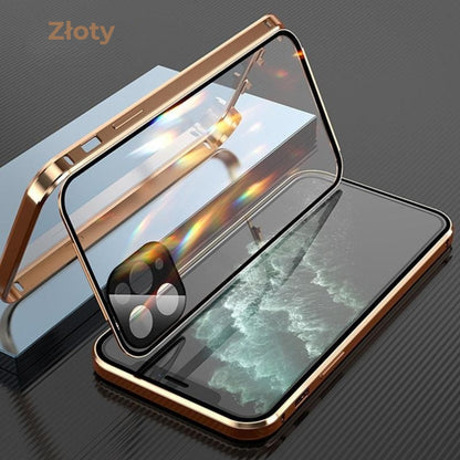Dwustronne etui z klamrą do iPhone’a