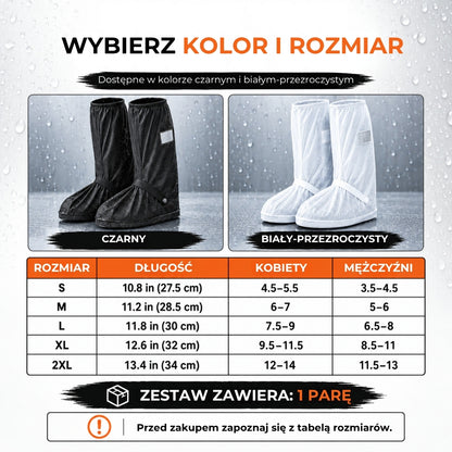 Wodoodporne nakładki na buty – 1 para