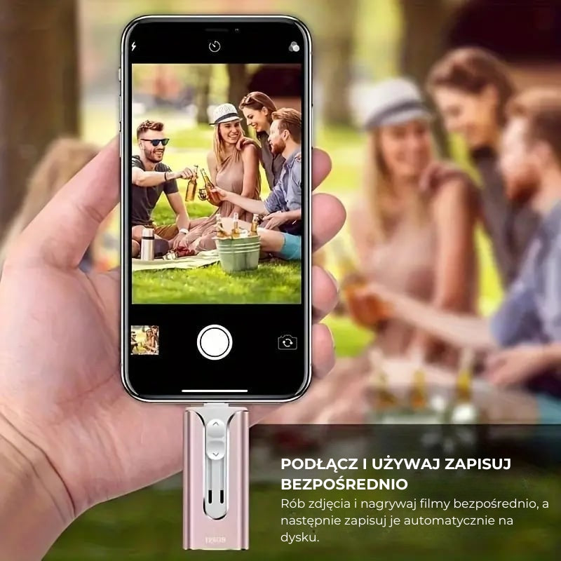 32-256 GB Micro USB + Lightning + USB 3.0 4 w 1 Mobilny dysk U-Disk