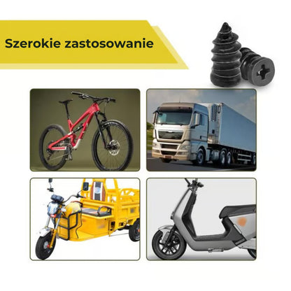🔩60-częściowy zestaw kołków do naprawy opon w 2 rozmiarach