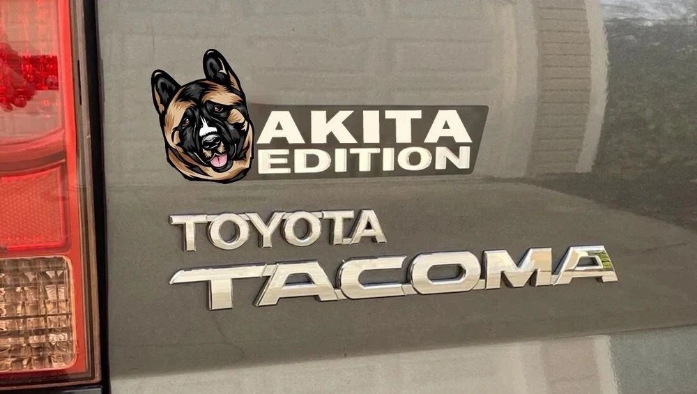 Plakietka samochodowa z motywem psa