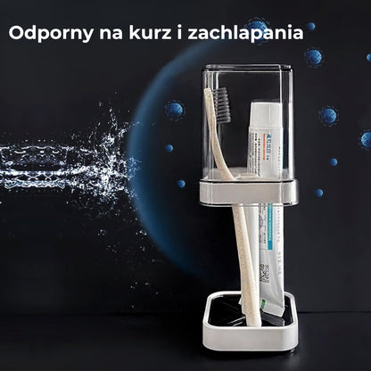 Pojemnik na szczoteczkę do zębów z pokrywką