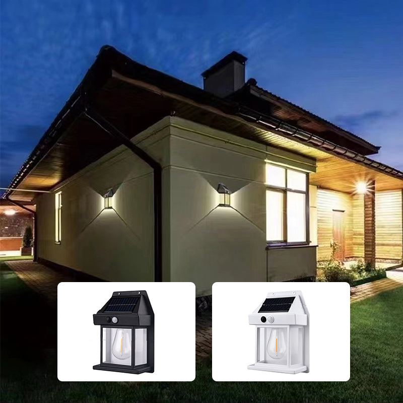 Solarna lampa ścienna