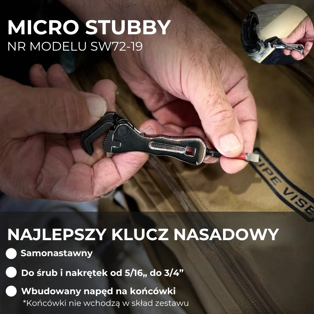 Micro Stubby | mini klucz grzechotkowy 1/4"