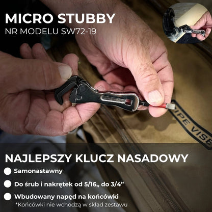 Micro Stubby | mini klucz grzechotkowy 1/4"