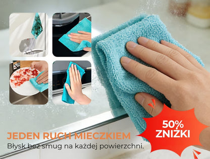 Ściereczki z mikrofibry (20 sztuk wielokrotnego użytku)