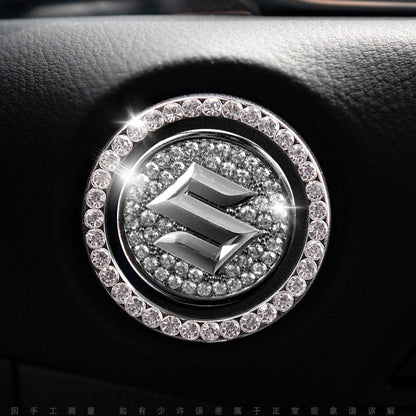 Ozdobny pierścień „Bling Ring” na samochodowy przycisk Start/Stop