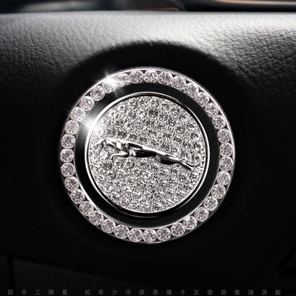 Ozdobny pierścień „Bling Ring” na samochodowy przycisk Start/Stop