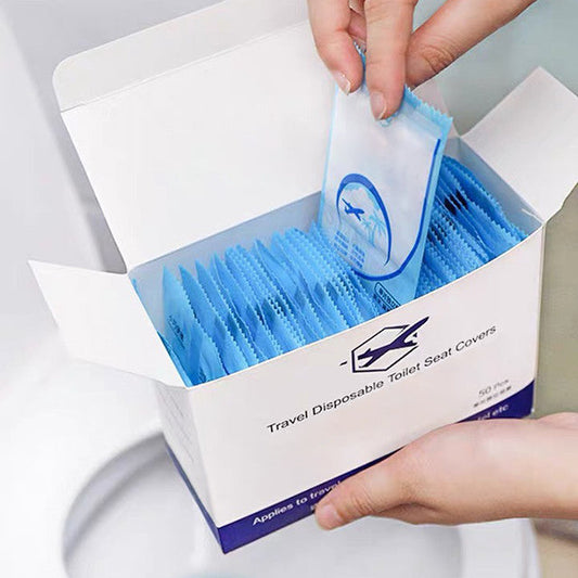 Biodegradowalne pokrowce na toalety publiczne (50 sztuk) – higieniczne i ekologiczne