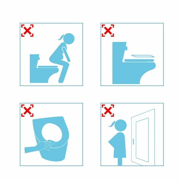 Biodegradowalne pokrowce na toalety publiczne (50 sztuk) – higieniczne i ekologiczne