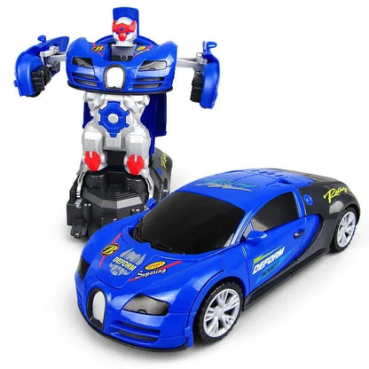 Transformujący samochód-robot dla dzieci