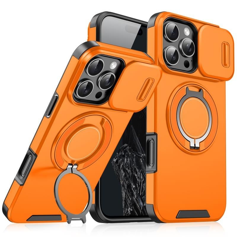 Etui z osłoną aparatu i pierścieniem (dla iPhone)