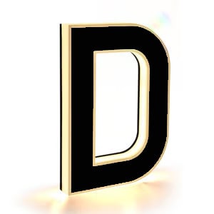 Podświetlane numery domu LED na energię słoneczną