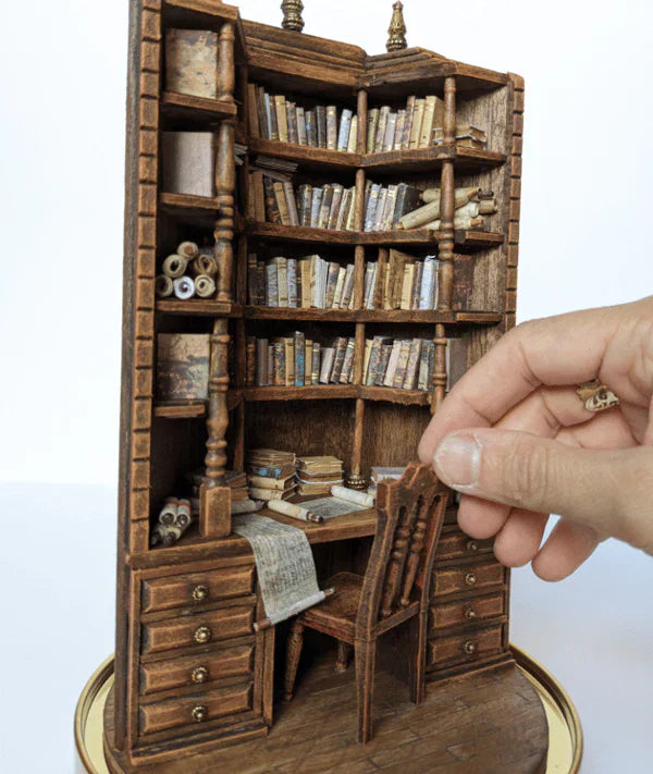 Miniaturowa biblioteka „The Bay Library” – kreatywny zestaw DIY