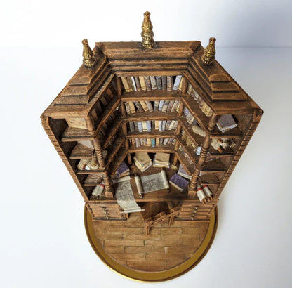 Miniaturowa biblioteka „The Bay Library” – kreatywny zestaw DIY