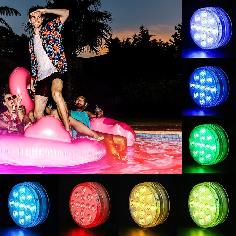 Podwodne lampy LED RGB do basenu (IP68)