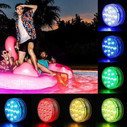 Podwodne lampy LED RGB do basenu (IP68)