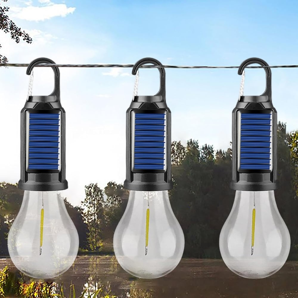 2025 Solar lampa zewnętrzna z haczykiem