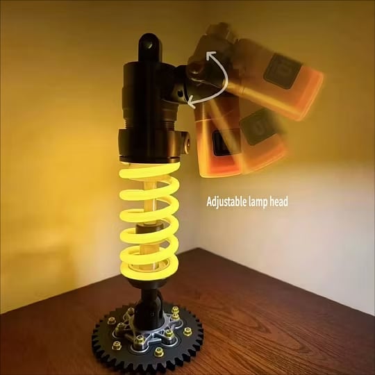 Regulowana lampa LED w kształcie amortyzatora