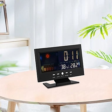Cyfrowy zegar pogodowy LED