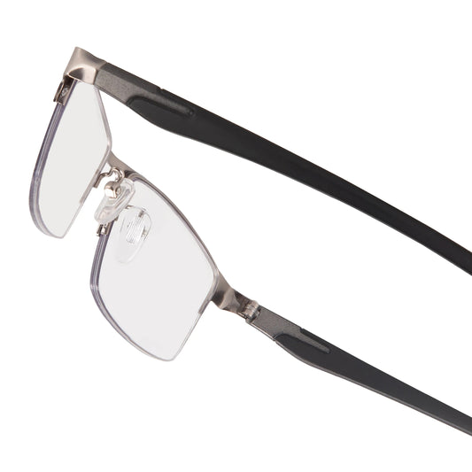 Ultralekkie fotochromowe okulary do czytania z metalową oprawką