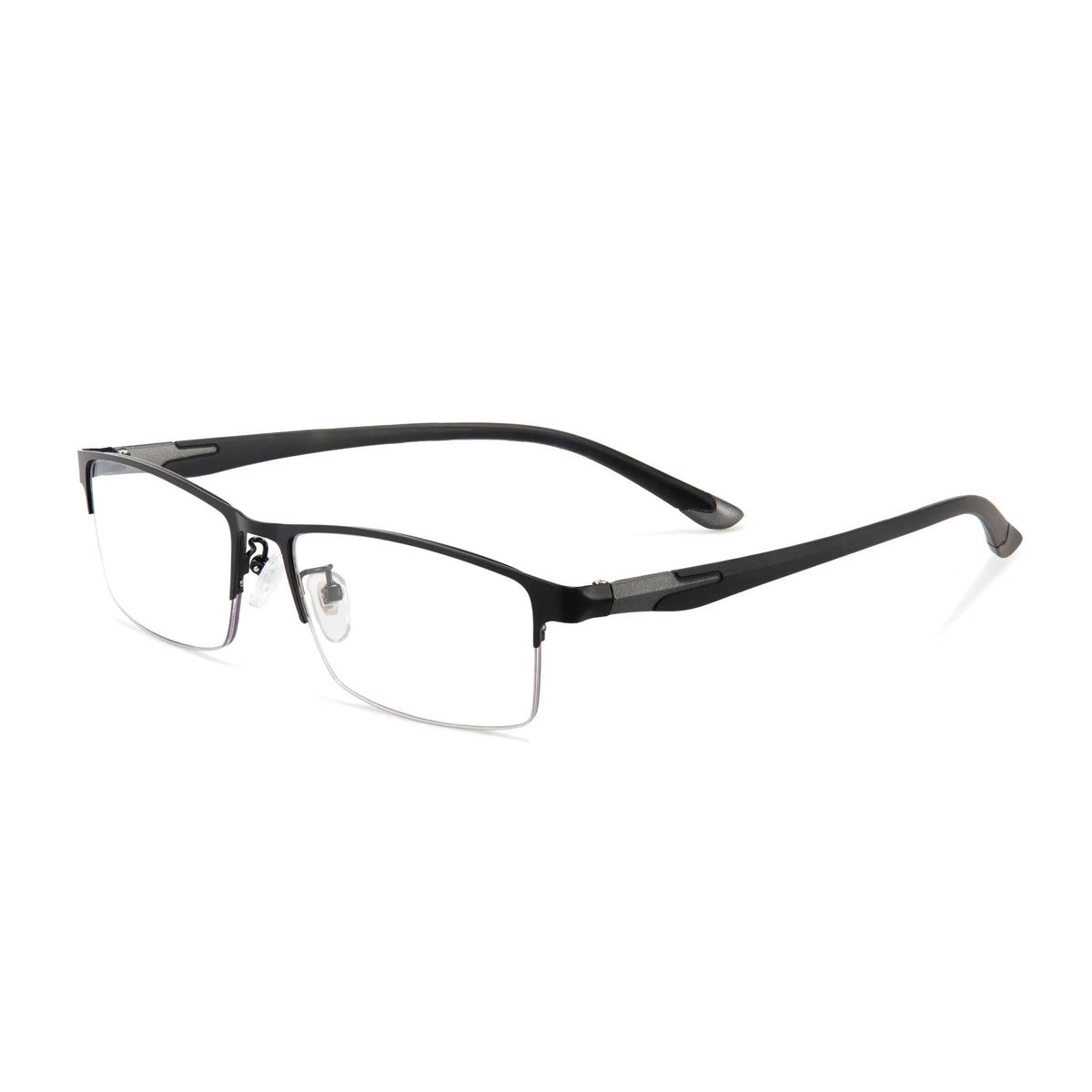 Ultralekkie fotochromowe okulary do czytania z metalową oprawką