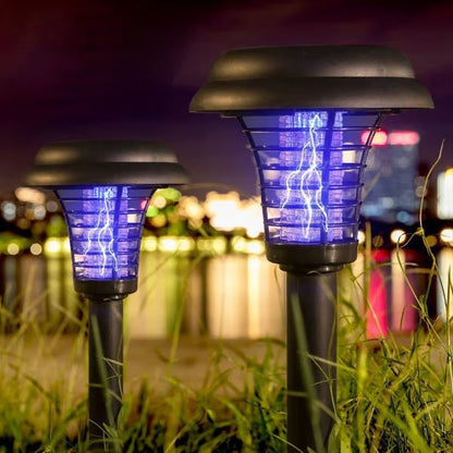 Solarna lampa ogrodowa LED odstraszająca komary