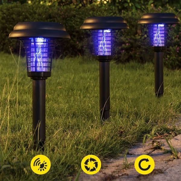Solarna lampa ogrodowa LED odstraszająca komary