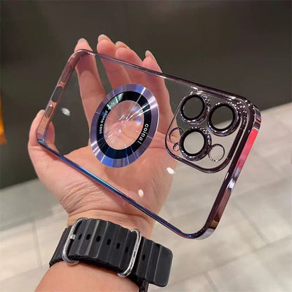 Przezroczyste magnetyczne etui na iPhone'a