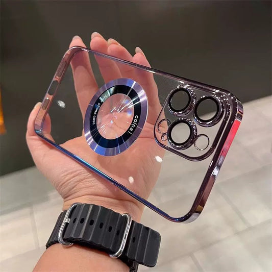 Przezroczyste magnetyczne etui na iPhone'a